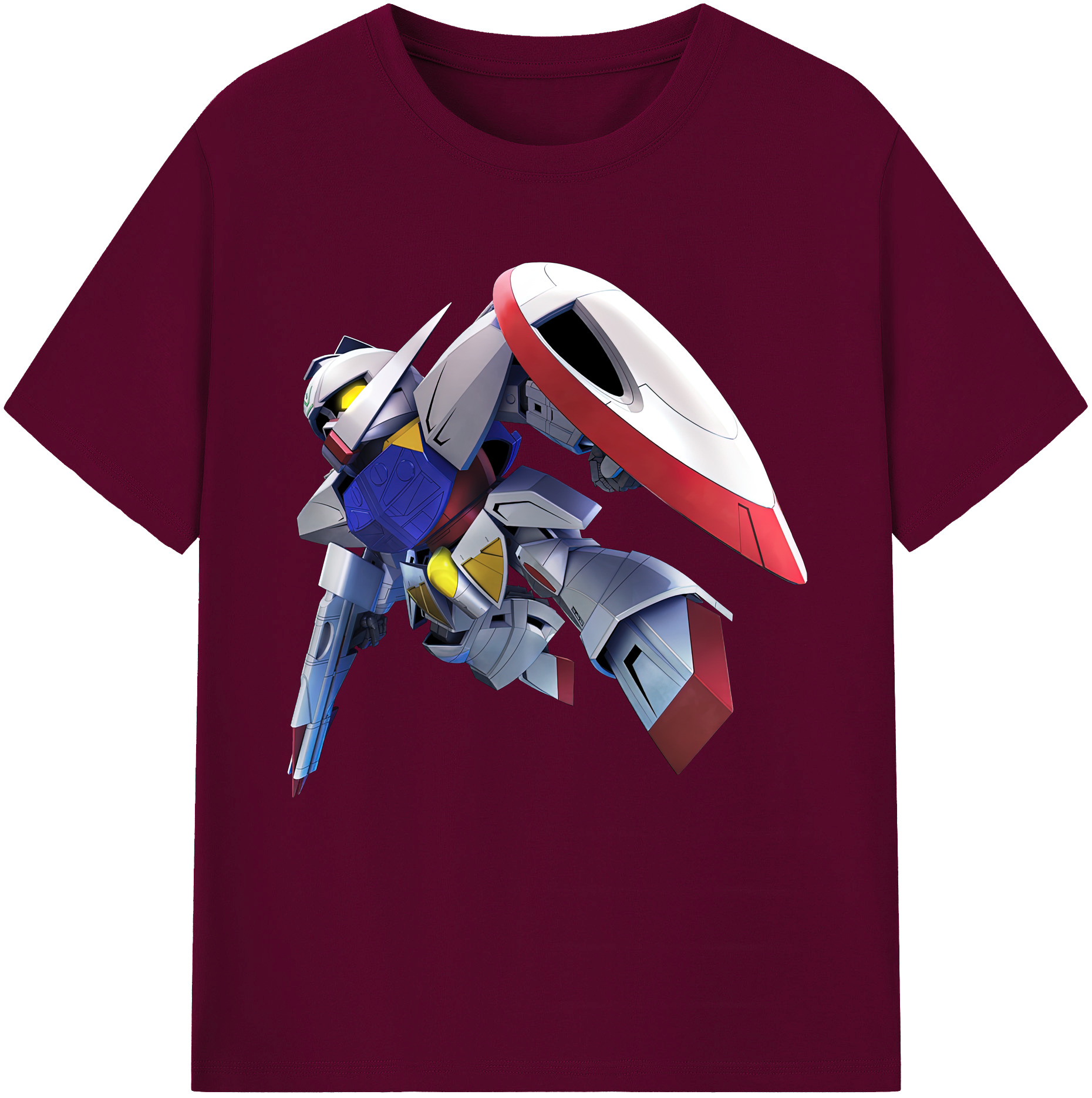 （画像用） 機動戦士ガンダム Mobile Suit Gundam レディースカジュアルプリントTシャツ（綿100％）